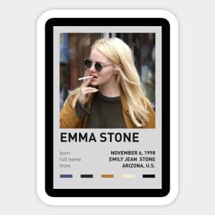 Emma Stone Sticker